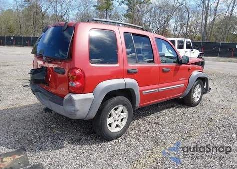 2004 Jeep Liberty Sport из США, поврежденный, VIN 1J4GK48K94W217923